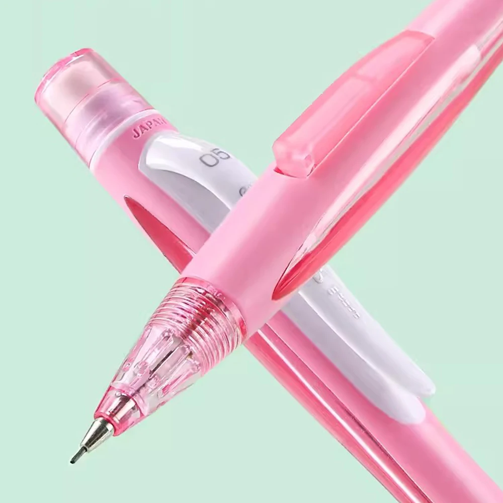 Japan UNI Mechanical Pencil M5-228 Color Writing Not Easy Break The Side Press Out The Lead Student School Supplies Stationery