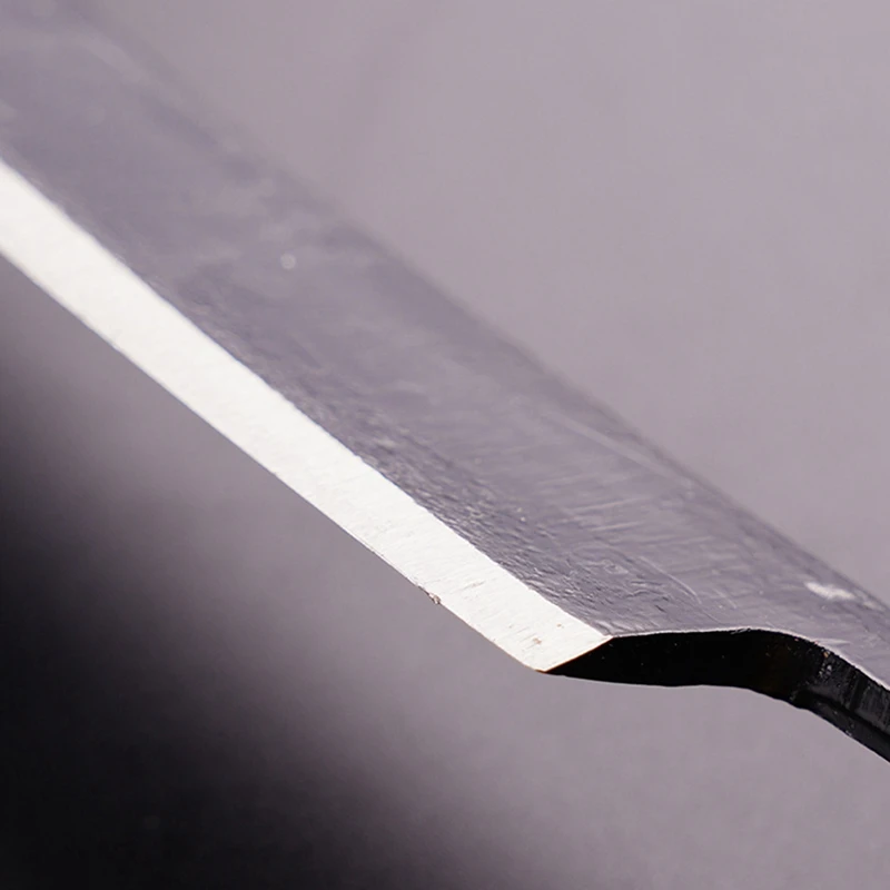 Faca de desenho para carpintaria com lâmina de aço de alto carbono, ferramenta manual para desbarbação de madeira, cabo de madeira, ferramenta para desenhar madeira, durável