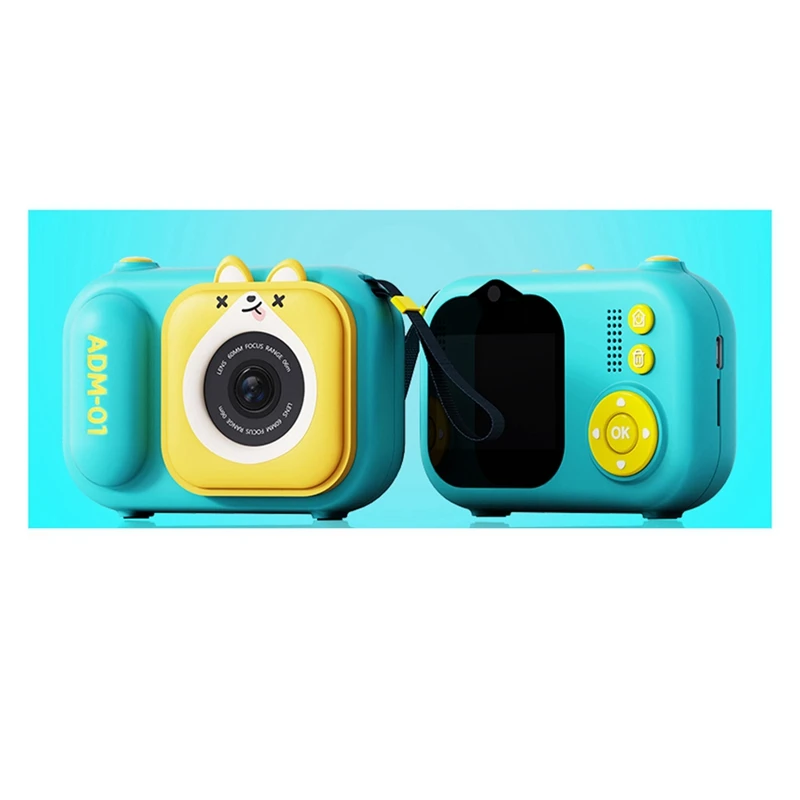 2MP 1080P Cartoon Cute Kids Camera Interest Development Video Camera For Children Birthday Gift Digital Camcorder