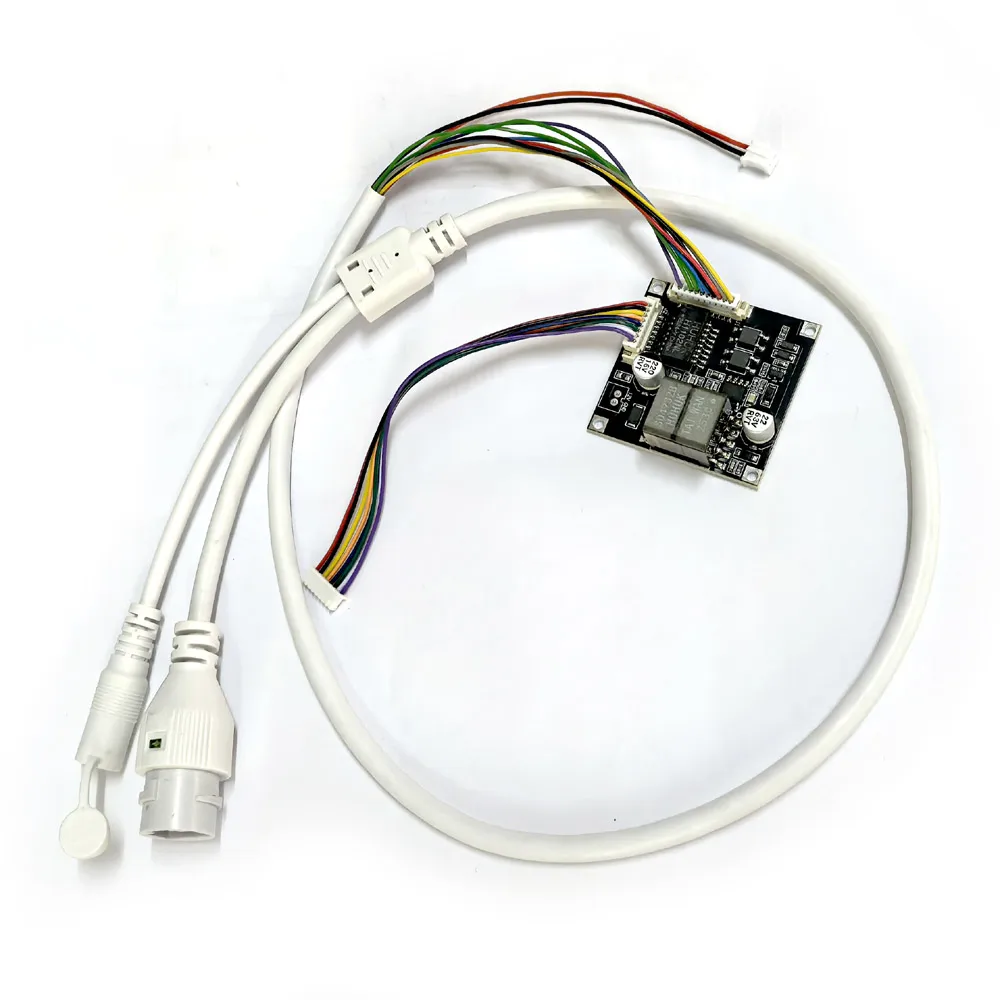 CCTV Smart POE module splitter Power Over Ethernet DC48V input to DC12V/2A output board IEEE802.3af/at with cable