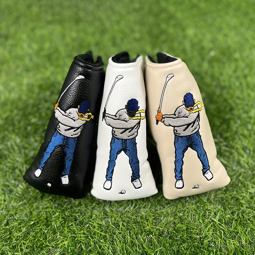 Durable embroidery Golf Putter Cover Golf club head covers Golf Stylish Club Cover