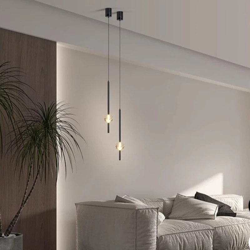 

Crystal luster Led Pendant Lights For Bedroom living Dining Room bar Chandelier Stair lamp interior Lighting decor Hanging lamp