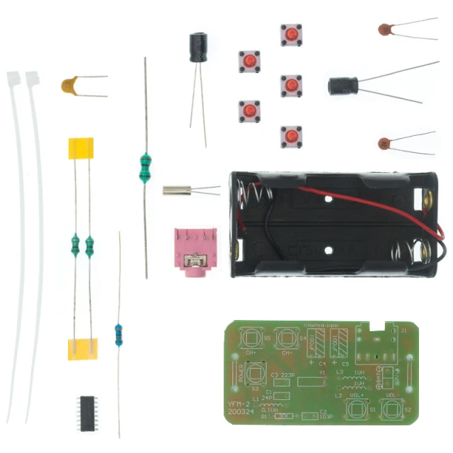 76-108MHz FM Stereo Radio DIY Kit Wireless FM Transmitter and Receiver Module Frequency Modulation Soldering YANXD gallery 5