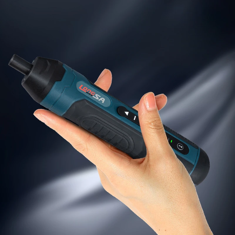 Torque Adjustment Straight Handle 3.6V Electric Screwdriver Small Multi-Function Lithium Battery Disassembly Repair Power Tools