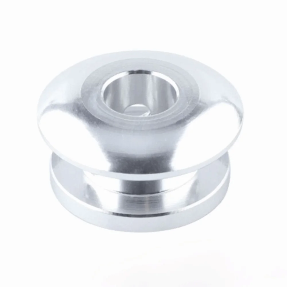Aluminum Alloy Shift Knob Stopper Universal Fit Wrench Included Shift Boot Retainer Silver Simple installation