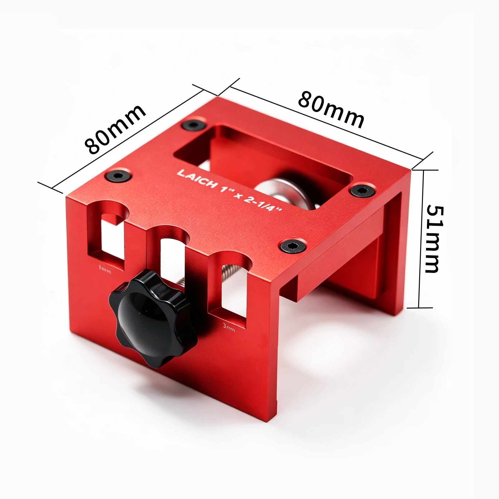 Aluminum Alloy Router Door Latch Mortise Tool Kit for 1-3/8' & 1-3/4' Thick Wooden Doors DIY Auxiliary Door Hardware Tools