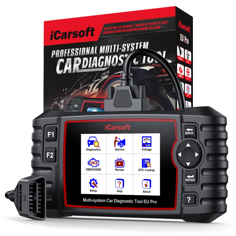 

Инструмент диагностики автомобилей iCarsoft EU Pro — полный системный сканер OBD2 для европейских автомобилей
