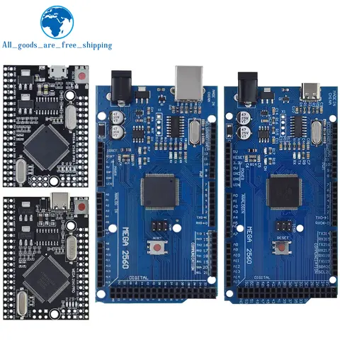 TZT Mega2560 ATMEGA16U2 / Pro Mini MEGA 2560 Mega+WiFi R3 ATmega2560 CH340G For Arduino Mega R3 Development Board ESP8266