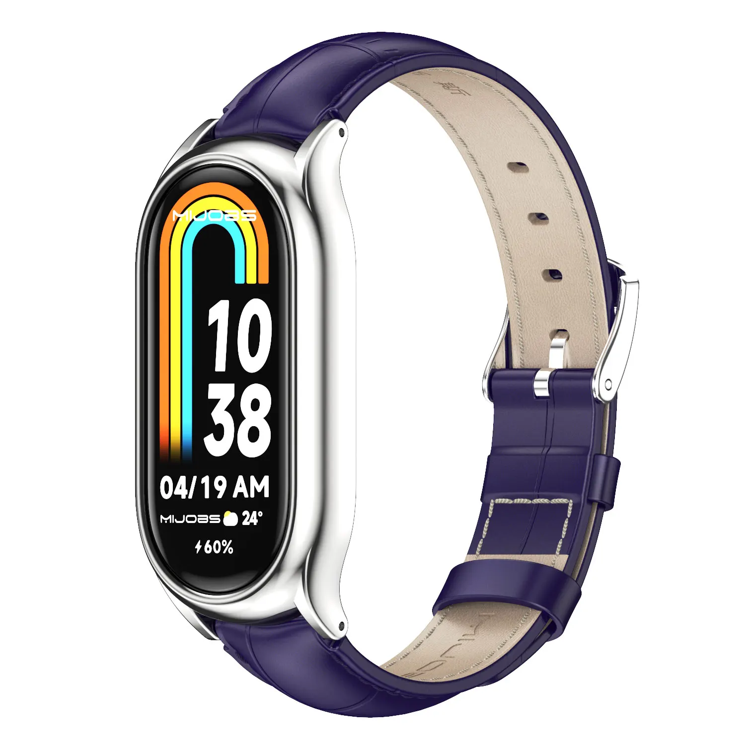 สายหนังแท้สําหรับ Mi Band 9 สายรัดข้อมือสําหรับ Xiao mi mi Band 8 สร้อยข้อมือสําหรับ mi band 7 6 5 4 3 สายรัดข้อมือ Correa อุปกรณ์เสริม