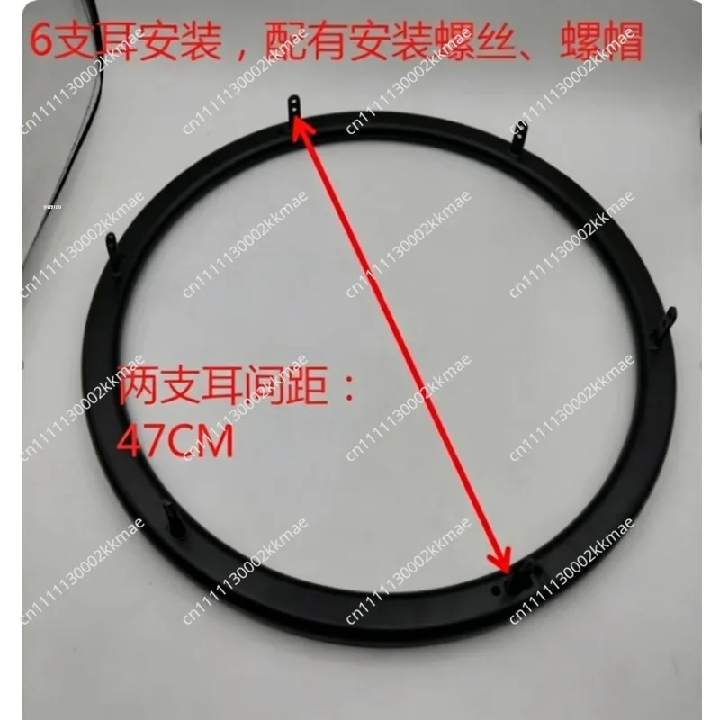 24 Inch Flat Wide Aluminum Handrim for Sports Wheelchair, Universal Replacement Push Rim Parts Direct