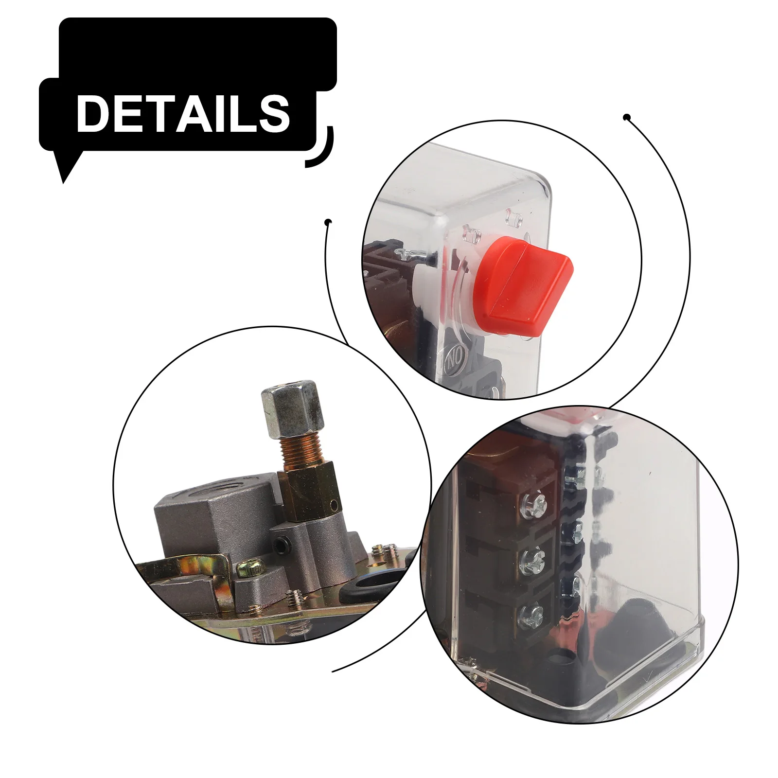 380V/400V 3-Phase Air-Compressor Pressure Switch Controller Automatic Air Pressure Switch Air-Compressor Accessories