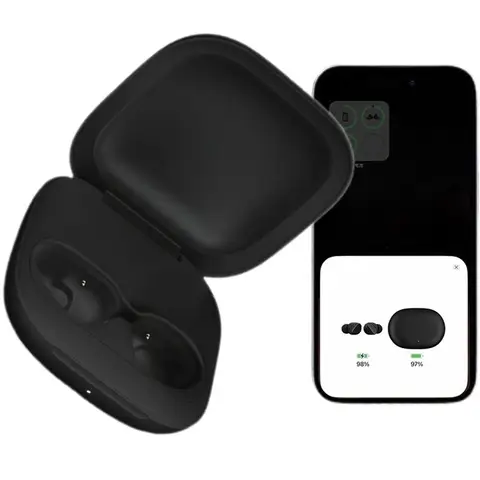 Reemplazo de estuche de carga inalámbrica Compatible con Beats Fit Pro, caja de contenedor con botón de sincronización de emparejamiento Bluetooth