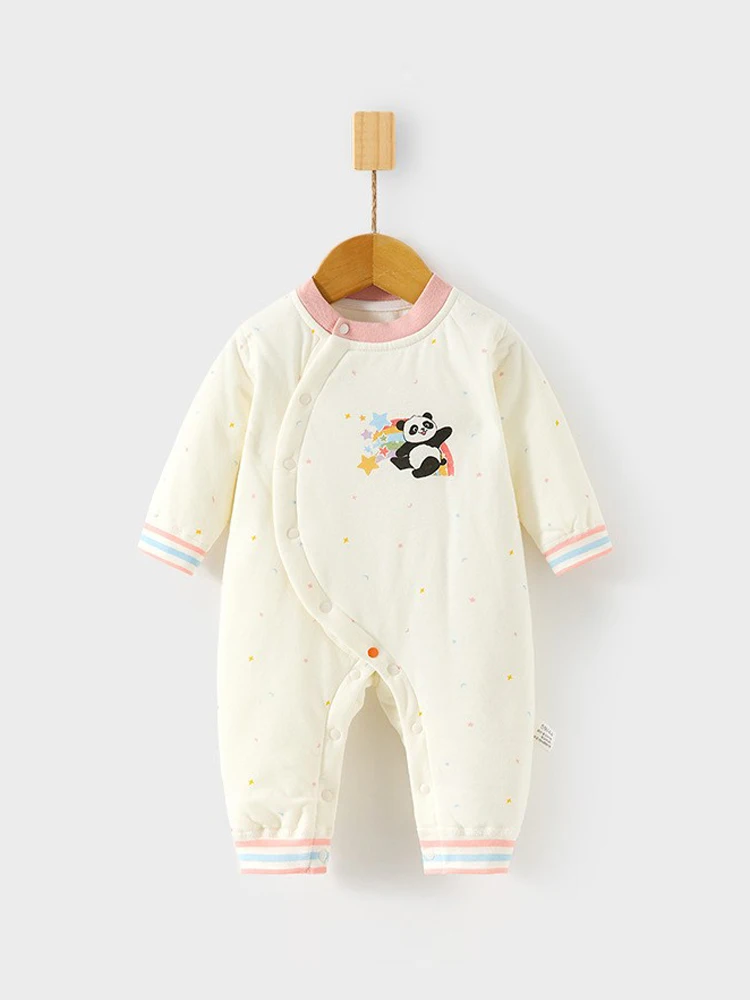 

Thiened Cotton Baby Rer 40 г No-Bone Осенне-зимняя одежда Длинные штаны с низкой талией 00% хлопок Мягкая удобная одежда для новорожденных