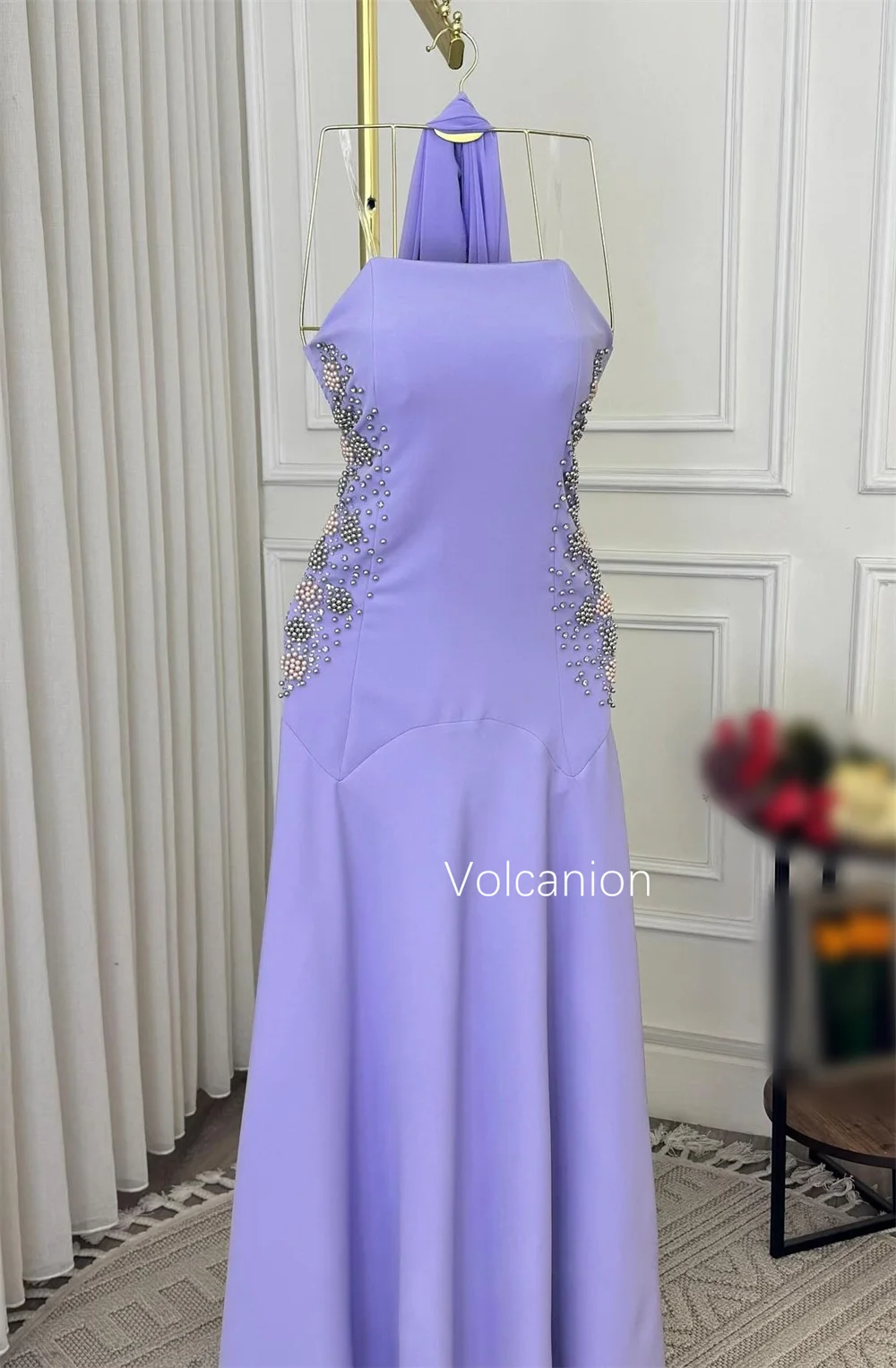 تخصيص جيرسي الديكور حمالة ألف خط فساتين متوسطة الطول مناسبة مخصصة حفلة موسيقية أحجام الموضة الأنيقة المتاحة