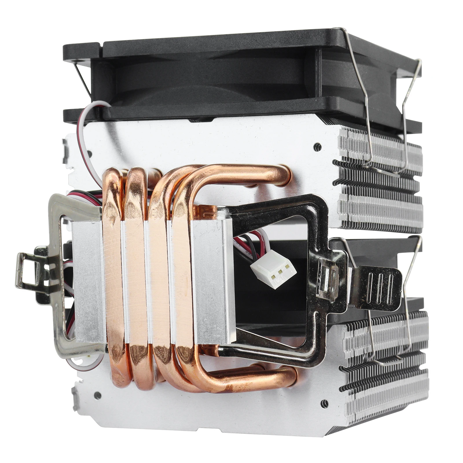 Triple Tower CPU Air Cooler, 6 Copper Heatpipes, 3x90mm Silent 4Pin PWM PC Cooling Fan for Intel 1150 1151 1200 1700 AMD AM4 AM5