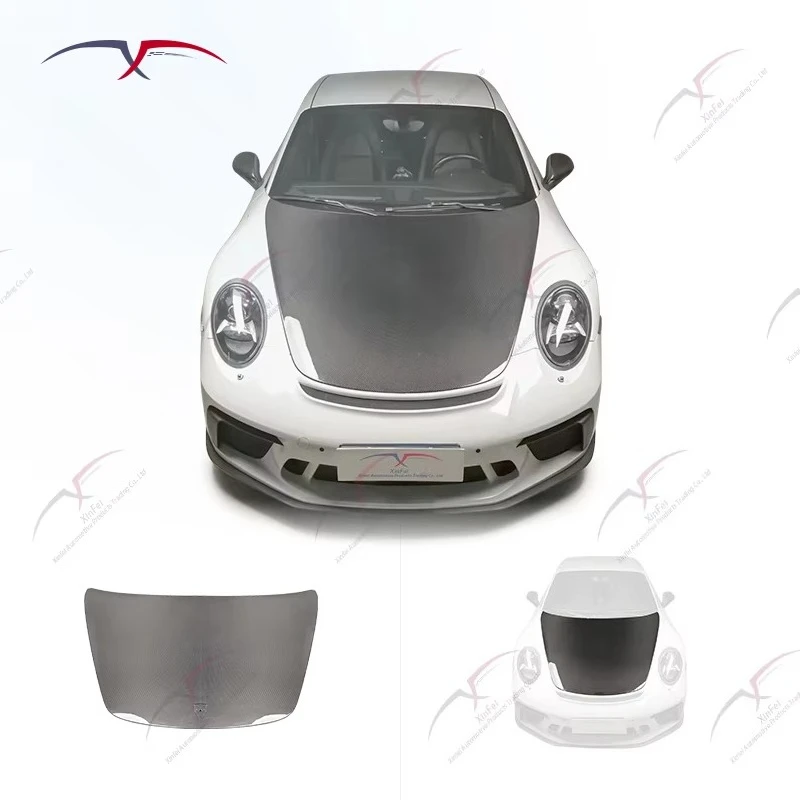 

Car Hood Modification Original Carbon Fiber Engine Hoods for 911 991 2012-2019 Body Kit Upgraded Accessories