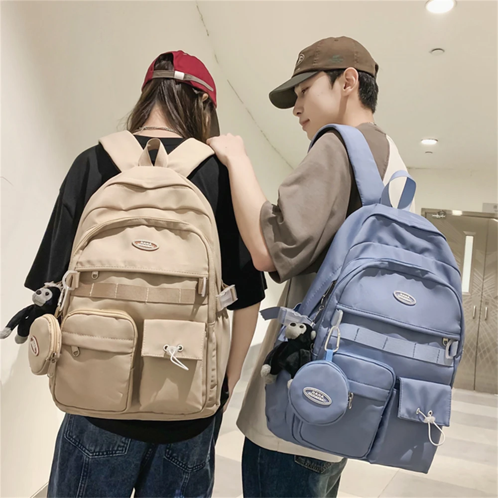 Trend ige Dame Nylon grün wasserdicht Schule Rucksack Mode Frauen niedlichen Mädchen Laptop Buch Tasche weibliche Reise College Rucksack Bolsos