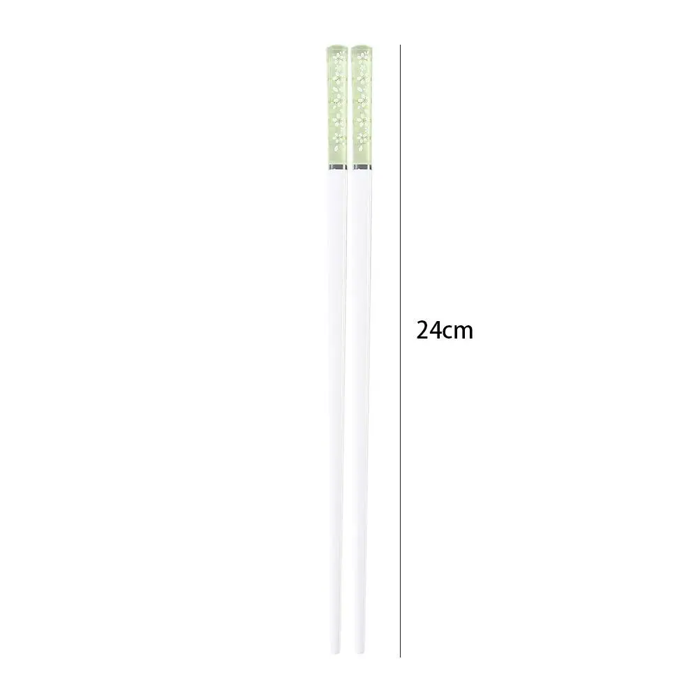 Antibacterial Anti-mold Dishwasher Safe Food for Dinning Hotel Sushi Kitchen Tool Tableware Chopsticks Alloy Chopsticks