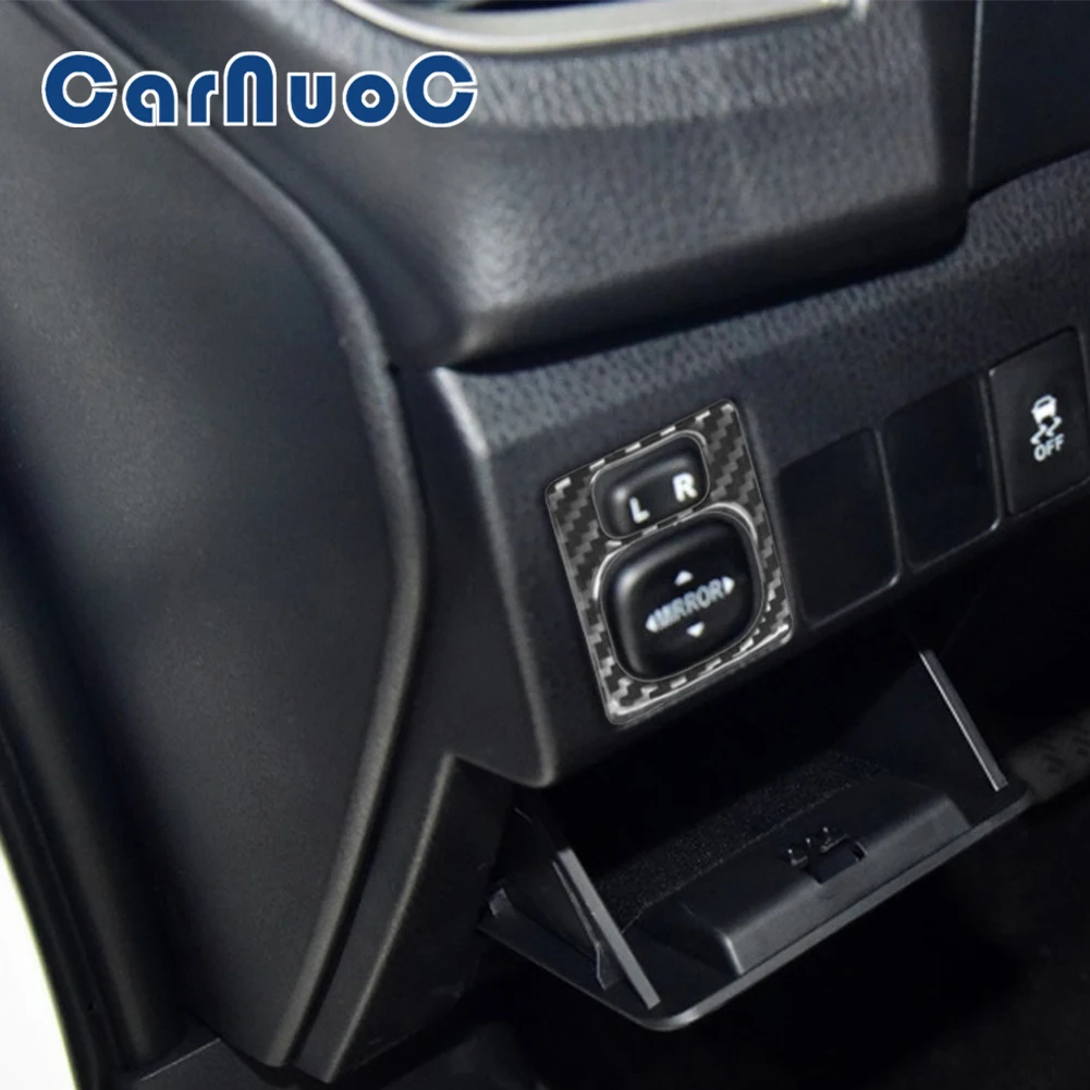 

Car Sticker For Toyota Corolla 2014-2018 Rearview Mirror Control Panel Decorative Accessories Carbon Fiber Interior Moulding