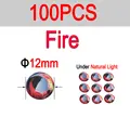 100 Piezas de Fuego de 12 mm