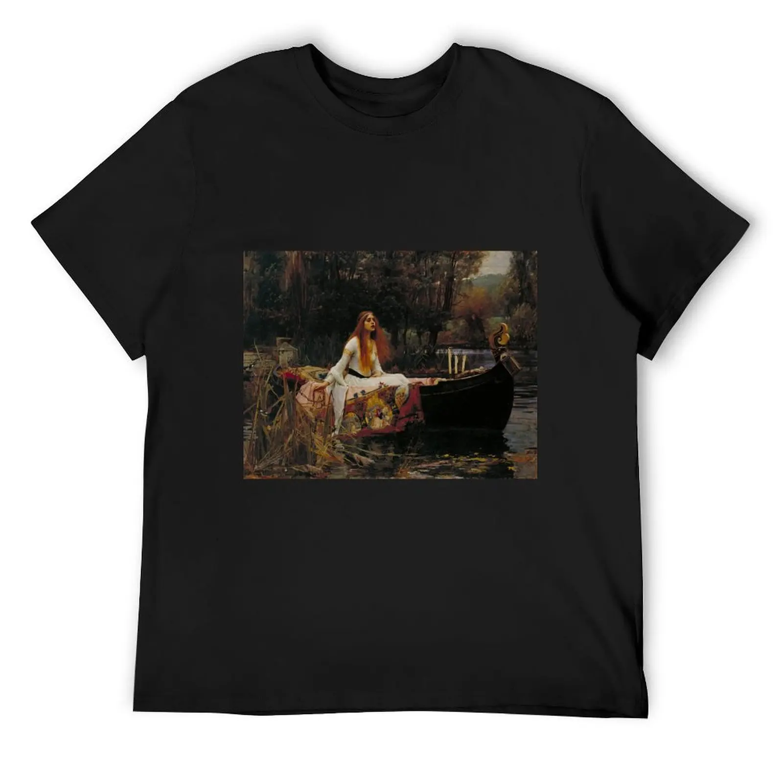 The Lady of Shalott J.W. Waterhouse T-Shirt man clothes custom shirt tee shirts for men