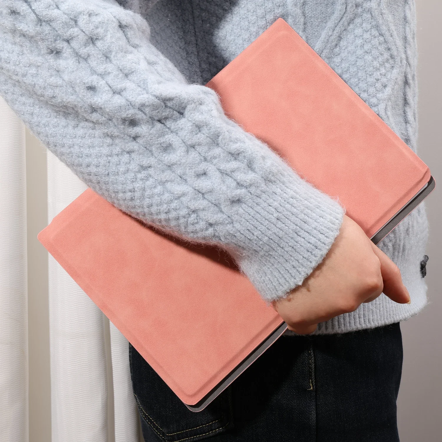 Portable A5 Whiteboard Notebook Leather Notepad with Erasing Cloth Marker Pencil Set Reusable Erasable Weekly Planner Books