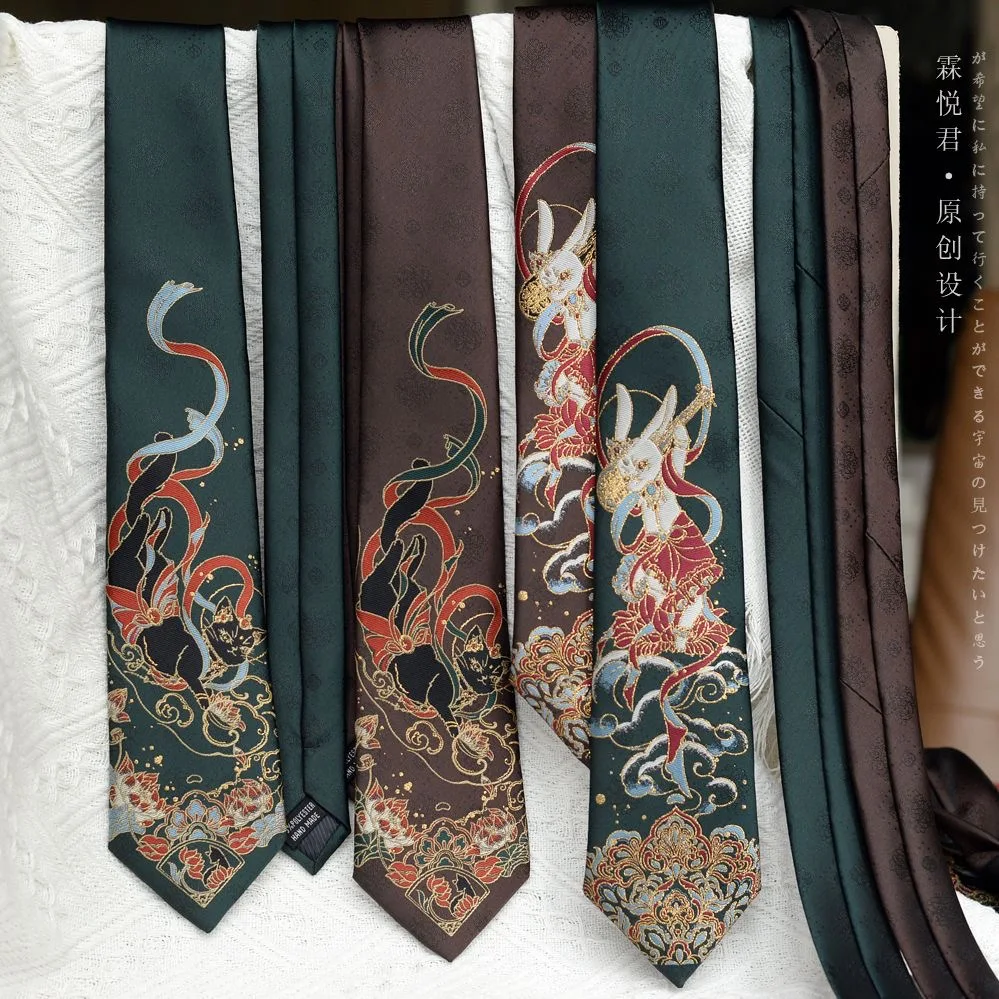 Anime Tie Cosplay Harajuku Lolita Men Women Ties Party Gift Prop Clothing Accessories