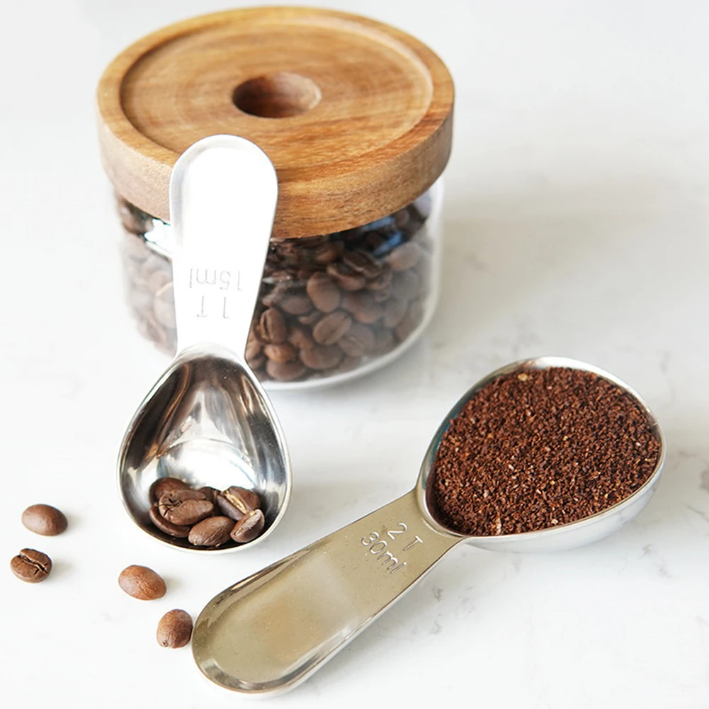 

304 Stainless Steel Measuring Spoon With Graduated Measuring Spooncoffee Spoonmilk Powder Measuring Spoonbaking Tools