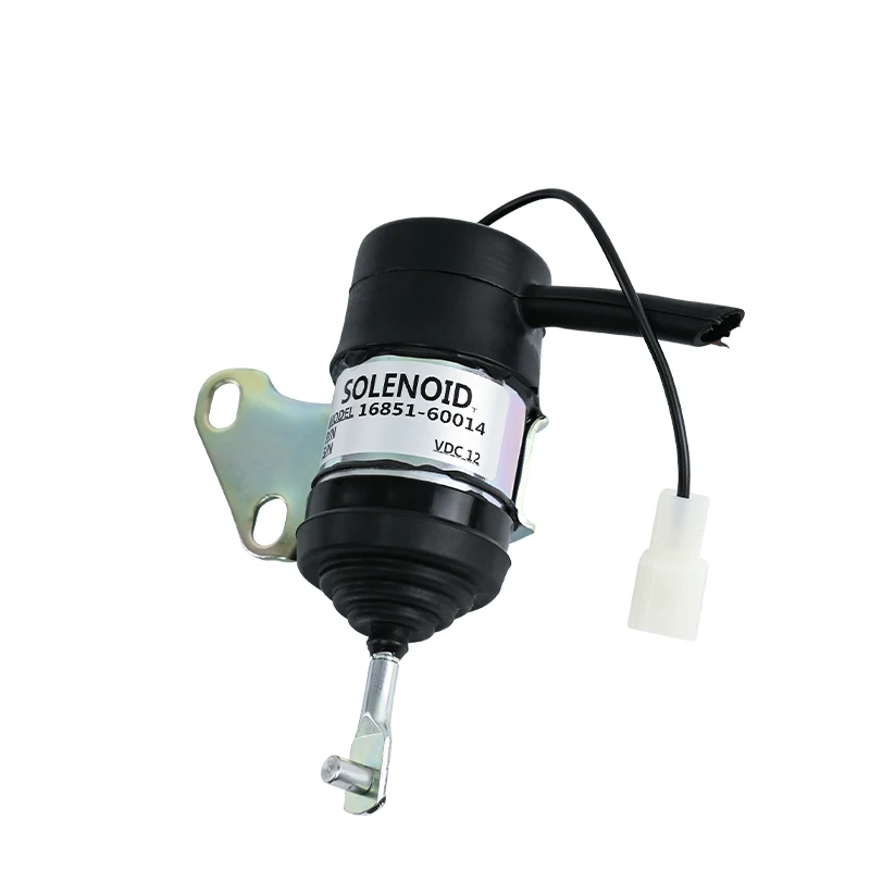 

12v Push Pull Solenoid 16851-60014 Excavator Parts Diesel Engine 12v 24V Generator Solenoid Valve 16851-60014