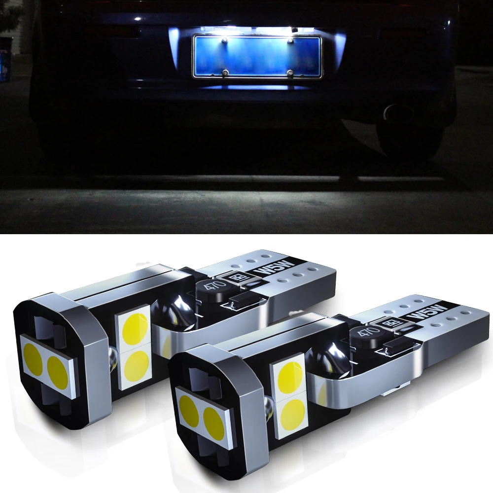 2pcs LED License Plate Light Lamp Accessories Canbus For Suzuki Wagon R 1998 1999 2000 2001 2002 2003 2004 2005 2006 2007 2008