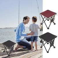 Camping Folding Chair Foldable Anti Slip Camping Chairs in Oxford Cloth Outdoor Camping Supplies Portable Chair with Side Pocket