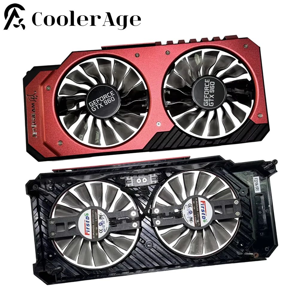 

Вентилятор для видеокарты Palit GeForce GTX 960, оригинальный сменный вентилятор для видеокарты GTX 960 с корпусом