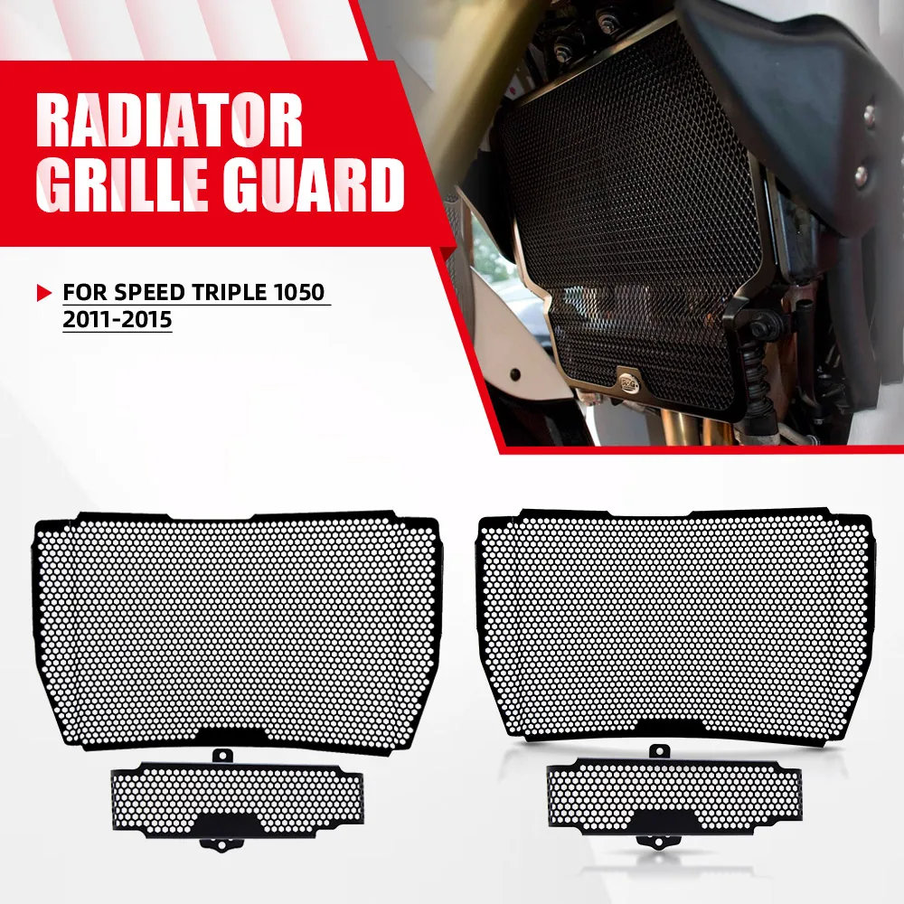 Motorcycle Radiator Grille Guard Cover Oil Cooler Protection For Speed Triple 1050 2011 2012 2013 2014 2015 Speed Triple1050
