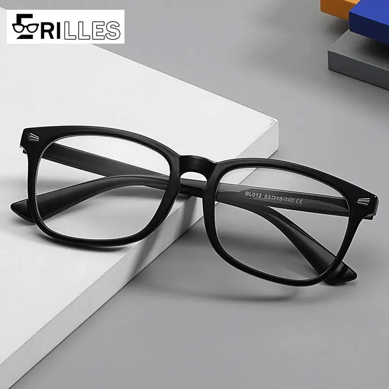 Rivet Rivet Accent Square Glasses, Blue Light Filter Retro Frame, Anti Radiation for Screen Time, Non-Prescription Eyewear - Aliexpress Deal