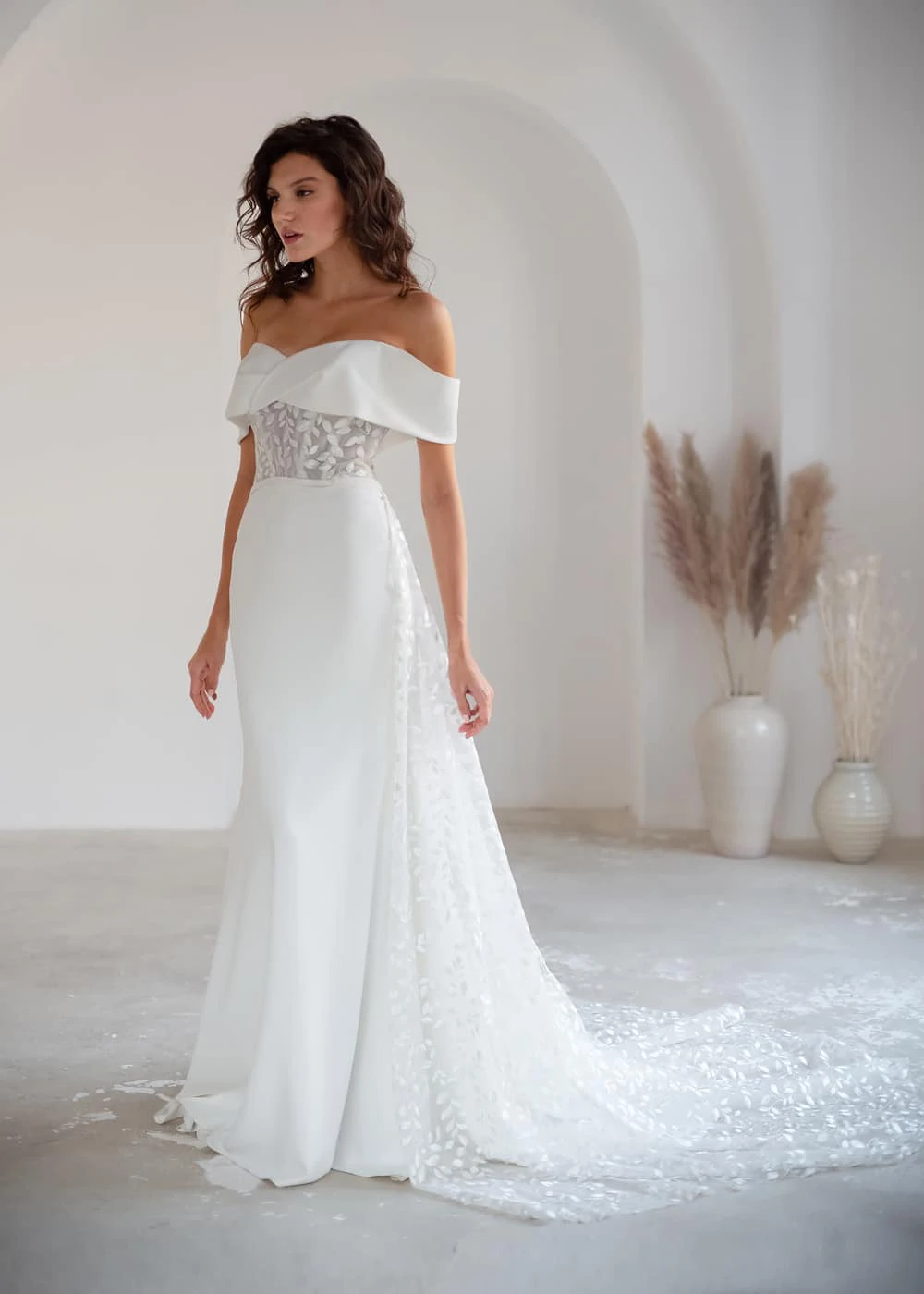 カスタマイズされたファッションストラップレスマーメイドウェディングドレスシースバックレスジッパーロングレーストレインイブニングドレスvestidosデノビア