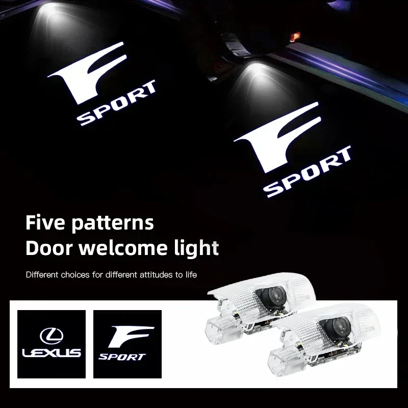 

Car HD Doors Welcome Light Led Projector Lamp Auto Accessories For Lexus GS IS LS500h ES260 ES300h RX350h NX260 UX260 LM LC RZ45
