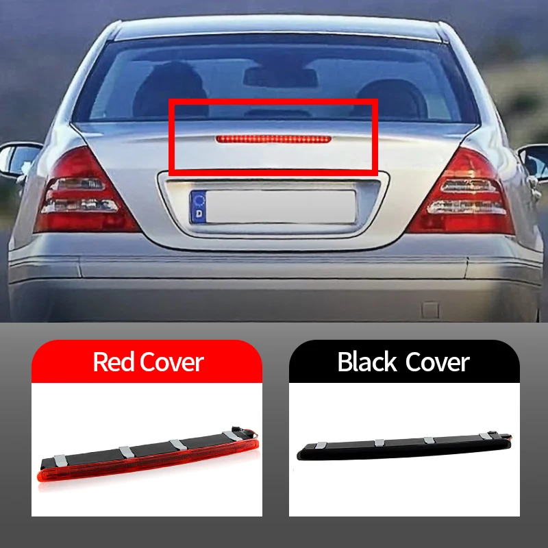 

1PC High Mount Stop Lamp For Mercedes W203 C230 C240 C300 C320 C32 C55 2001-2007 Smoked/Red Lens Rear Window Center Light 12V