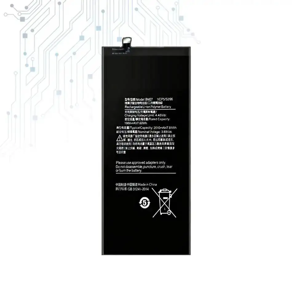 Reliable Power High-Capacity BM27 1960Mah For Xiaomi Mix Fold 2 Mobile Phone Battery