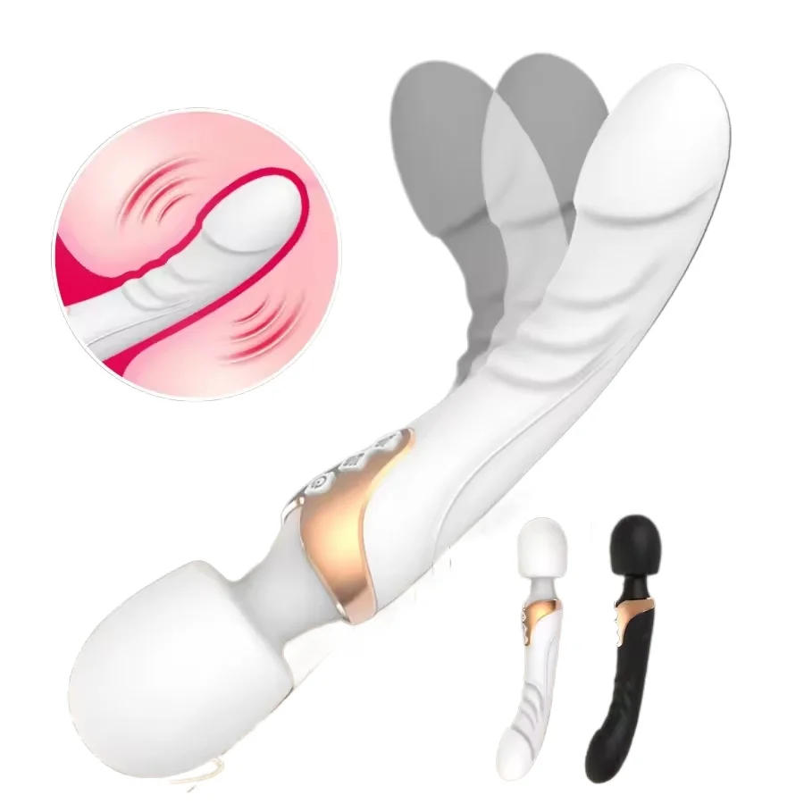 Powerful Dildos Vibrator Wand for Women Clitoris Stimulator G Spot Vagina Massager 10 Modes Masturbator Adult Sex Toys for Woman