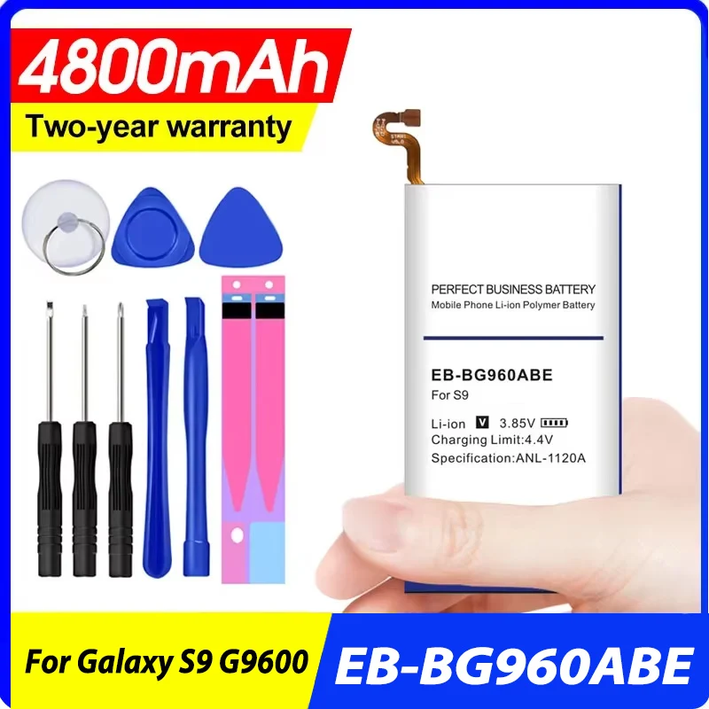 Eb-bg960abe 4800mah Battery for Samsung Galaxy S9 G9600 Sm-g960f Sm-g960 G960f G960 G960u G960w