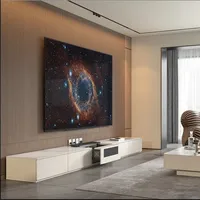 Hisense 100-inch laser TV automatic electric telescopic cabinet cream wind floor projection special cabinet 110-inch