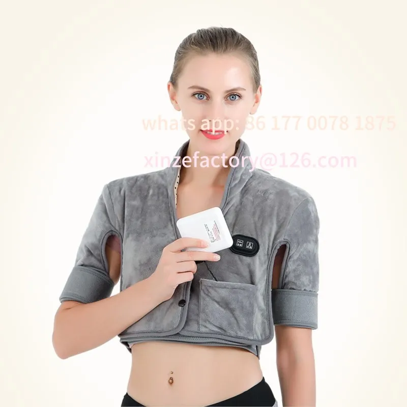 Customizable Charging And Heating Shoulder And Neck Hot Compress Moxibustion Shoulder Warm Vibration Massager Home Cervical