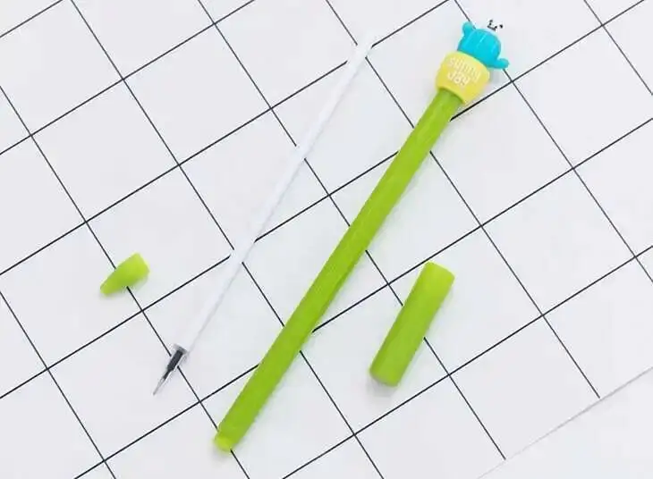 1-teiliges Lytwtw's Briefpapier, süßer Kawaii-Kaktus-Gelstift, Schule, Bürobedarf, kreativ, süß, hübsch, hübsche Griffe, lustig – Detail 20