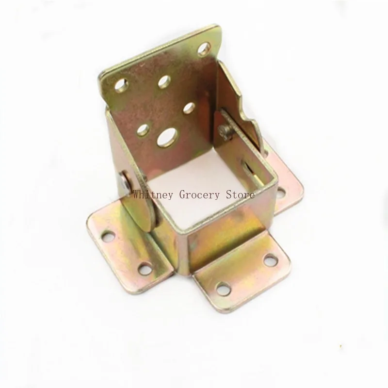 4Pcs/set Iron Locking Folding Table Chair Leg Bracket Hinge Self-Lock Foldable Hinges