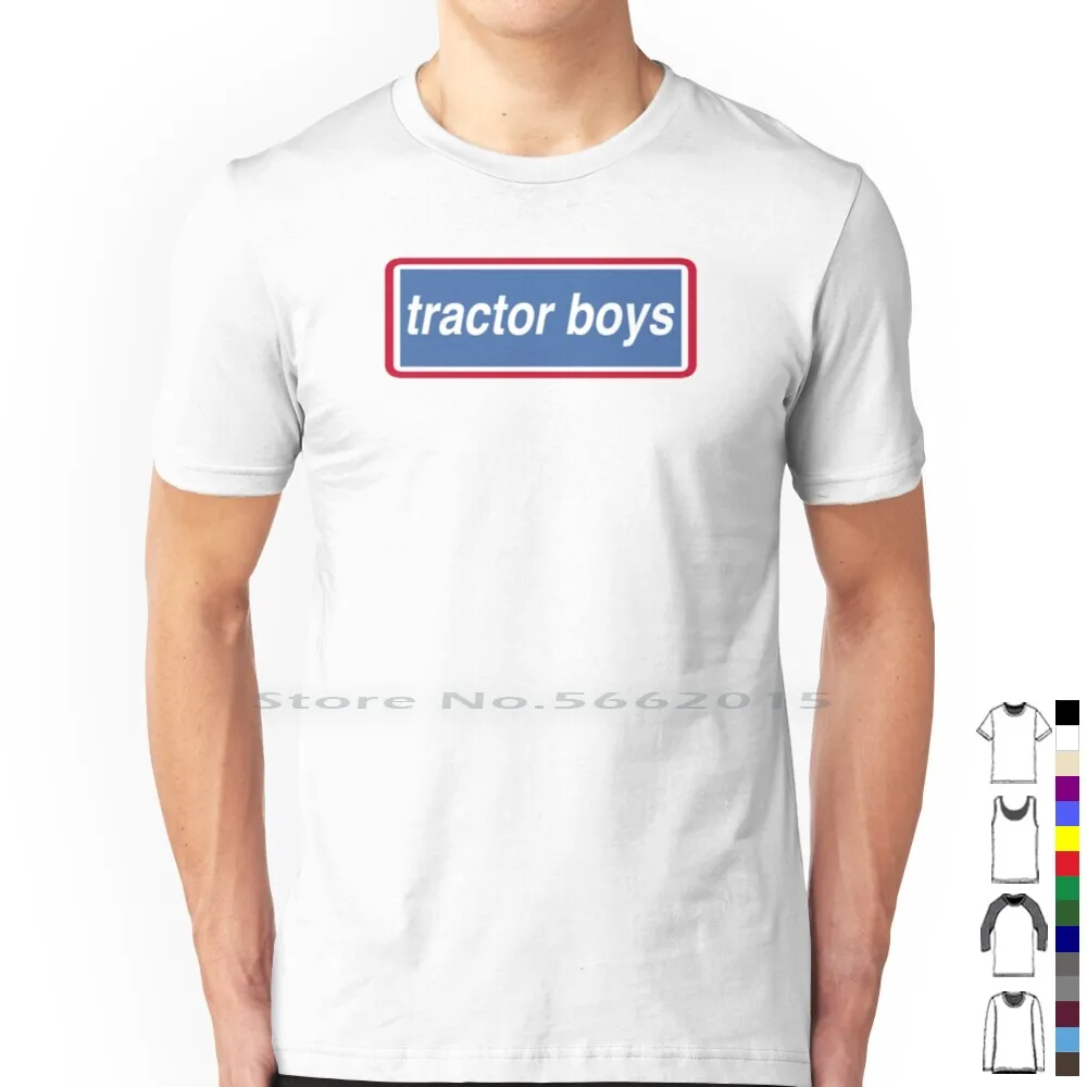 Tractor Boys 100% Cotton T Shirt Ipswich Town Football Soccer Suffolk England Uk Tractor Boys Tee Short Sleeve Long Sleeve Gift