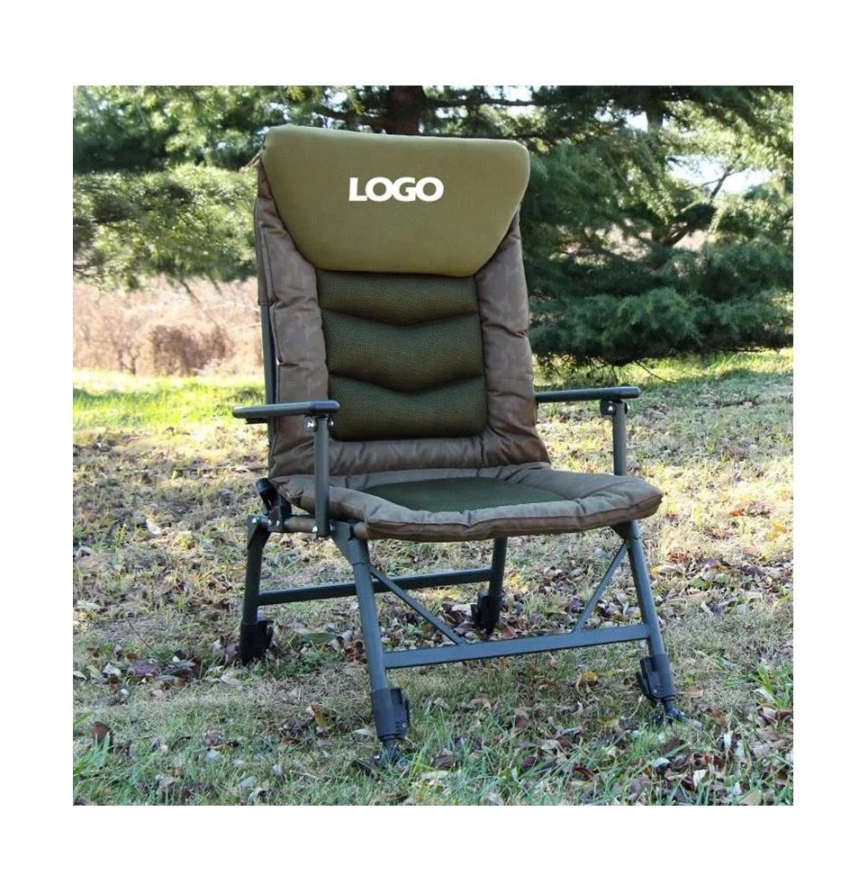 Foldable Light Weight Travel Hiking Green Reclining Fishing Chair Camping  Sillas Playa