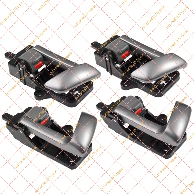 Interior Door Handle Replacement for Hyundai Santa Fe, OEM 82610-2B000 82620-2B000 (4Pcs)