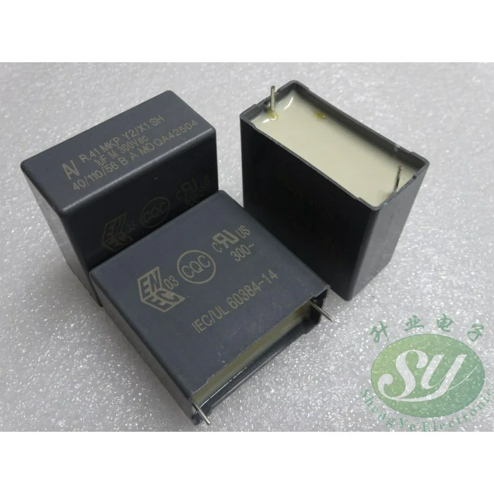 AV R41 1.0uf/300VAC 1uf 1u0 105 MKP Y2 Brand New 38mm Film Capacitor