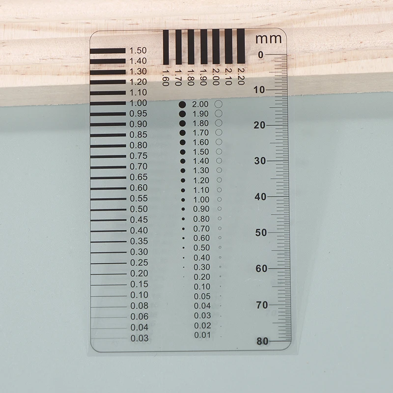 1pc medidor de ponto transparente pontos linha cruzada bússola régua de calibração microscópio micrômetro aparência inspeção calibre zero