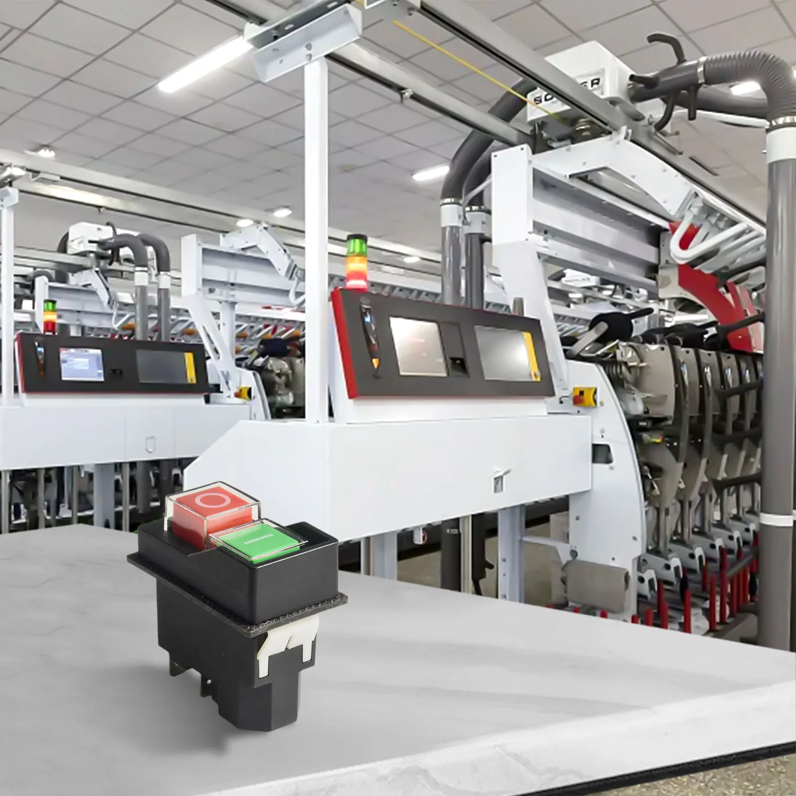 

Accidental Power Failure KJD17 Electromagnetic Switch High-quality Materials Metal + ABS Power-off Protection Rated Voltage 220V